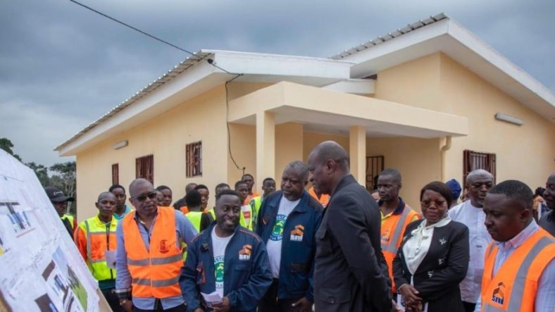 Programme Construire : visite du Chef de l’État dans le Haut-Ogooué pour constater l’avancement des travaux 