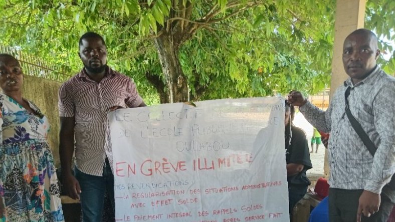 Éducation nationale&nbsp;: les enseignants de Martine Oulabou entrent en grève illimitée