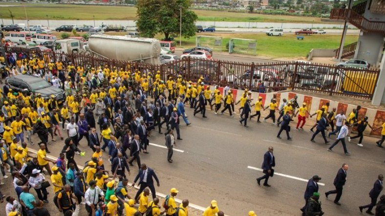 Gabon : le  Chef de l’État accueilli  comme un héros  après un séjour diplomatique aux États-Unis